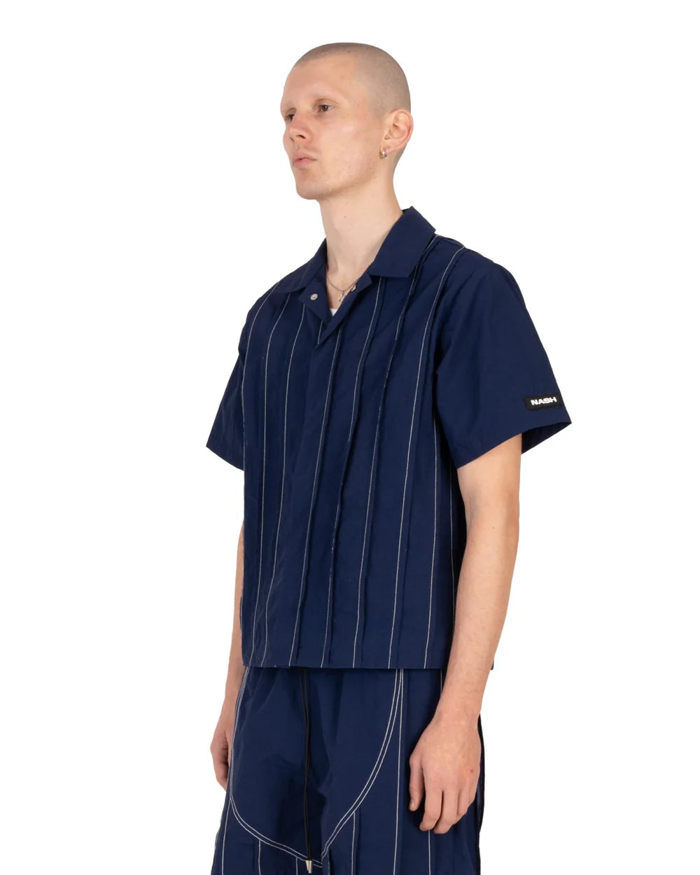 NASH PLEATED SUIT BLUE