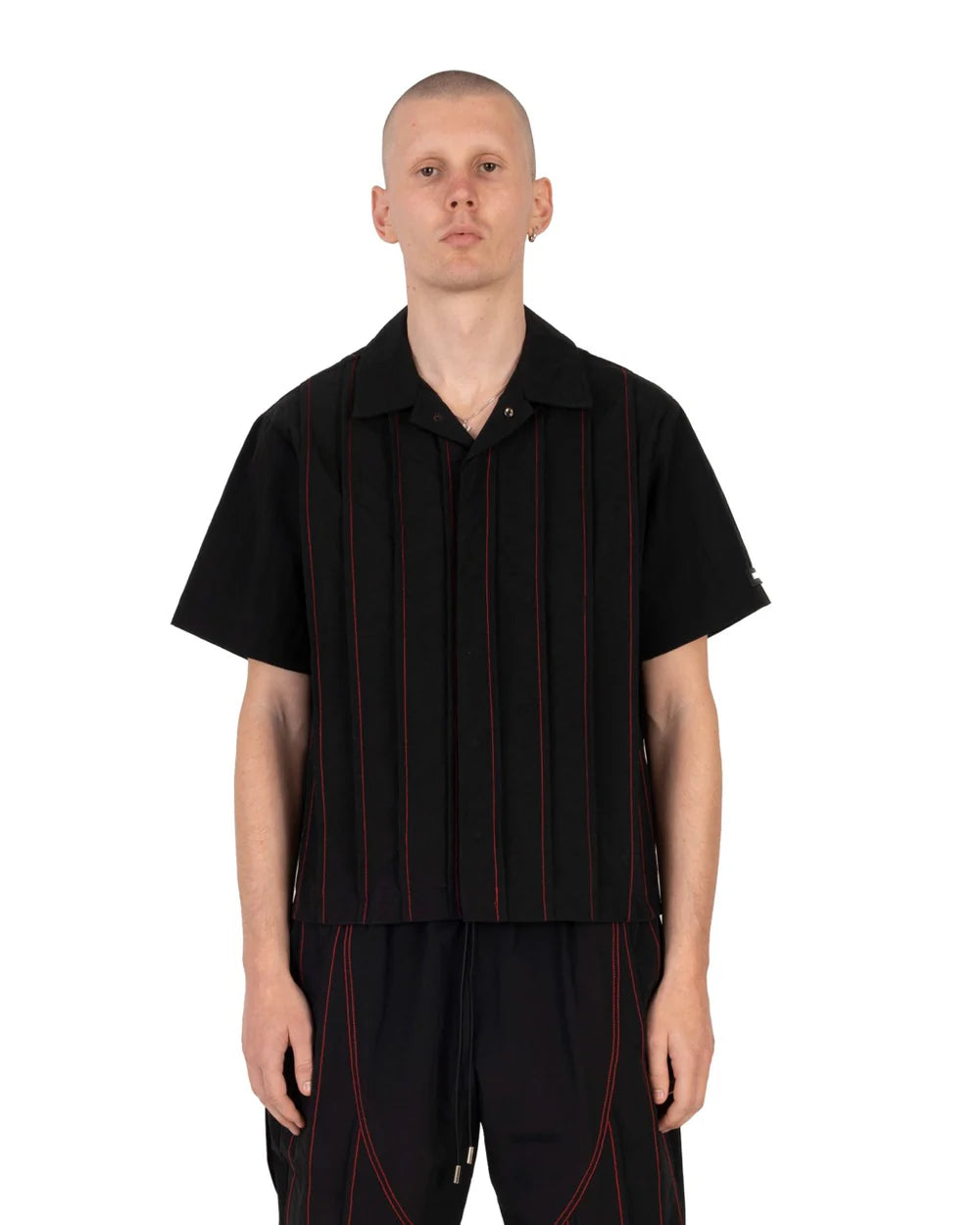 NASH PLEATED SUIT BLACK