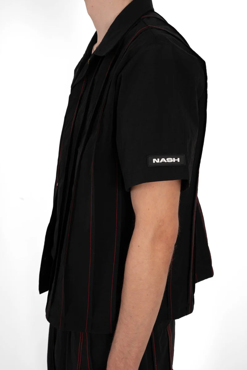 NASH PLEATED SUIT BLACK
