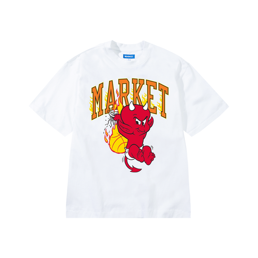 MARKET STUFF DUNK T-SHIRT WHITE