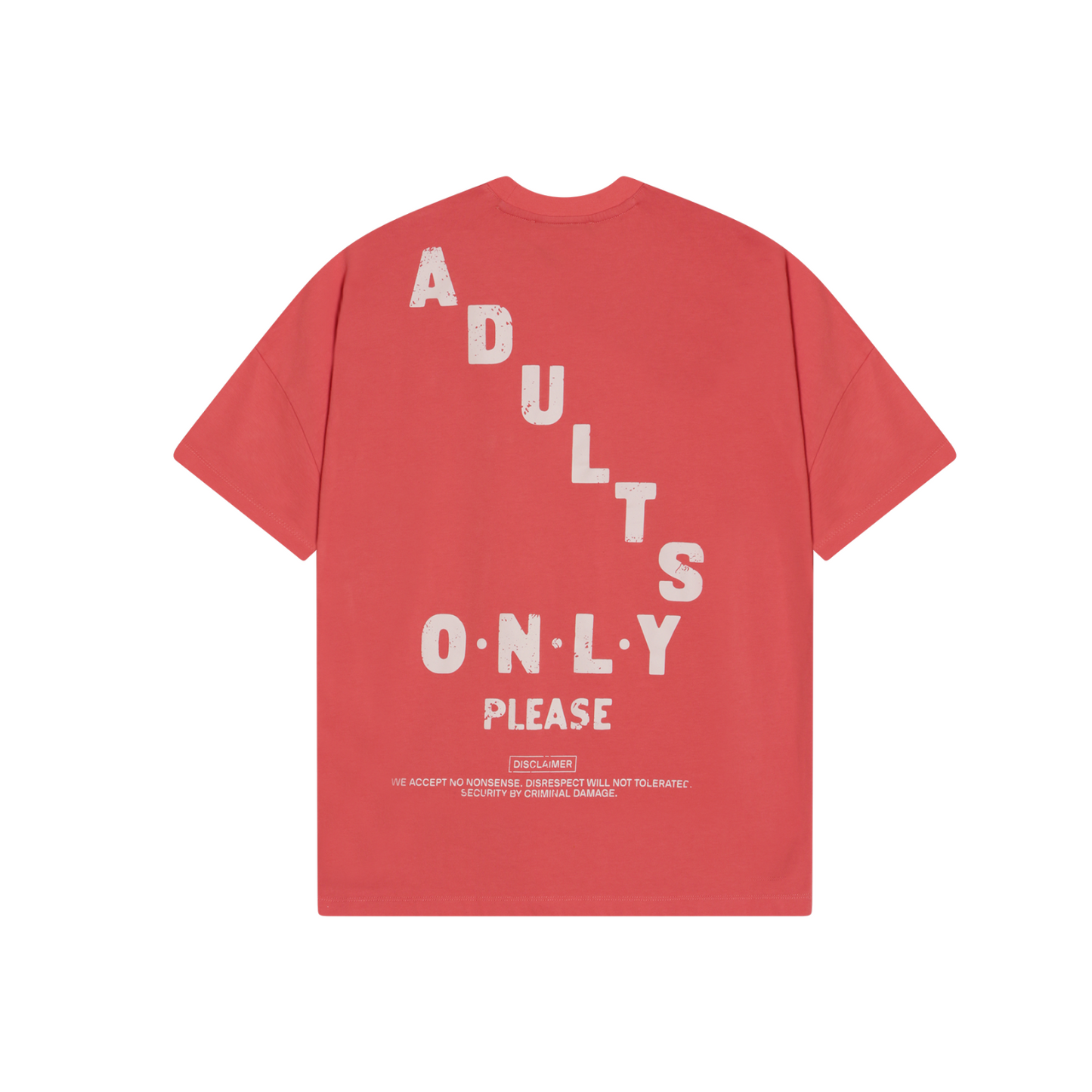 Criminal Damage ADULTS ONLY T-SHIRT