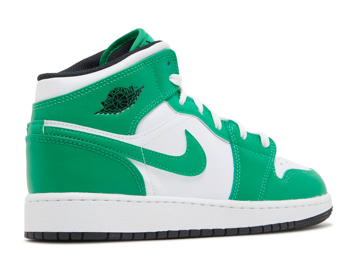 Jordan 1 Mid Lucky Green