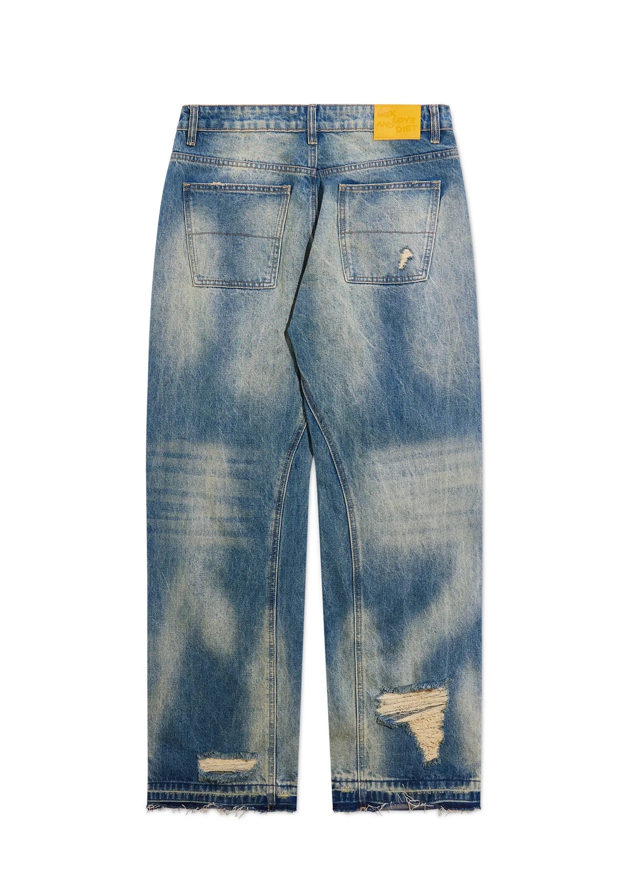 Diet Denim - Distressed Washed Indigo