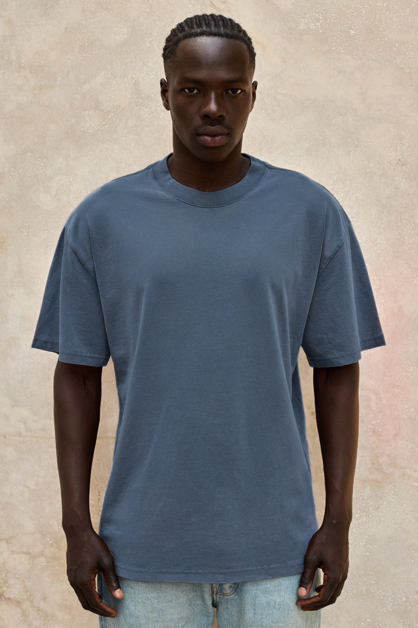 Bruno Tee Faded Blue