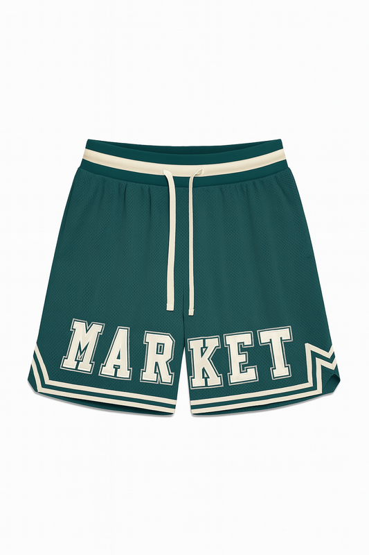 MARKET  game greem SHORTS
