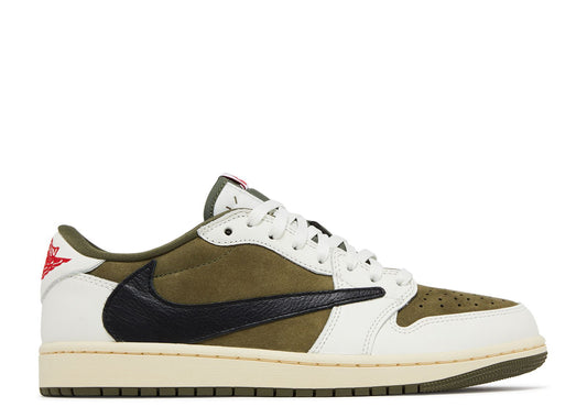 Jordan 1 low travis medium olive