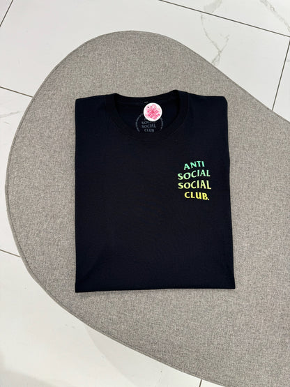 Anti Social Social Club Tape Black Tee