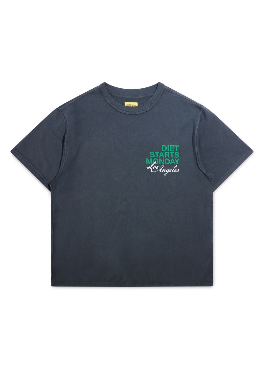 LA Tee - Vintage Black/Green