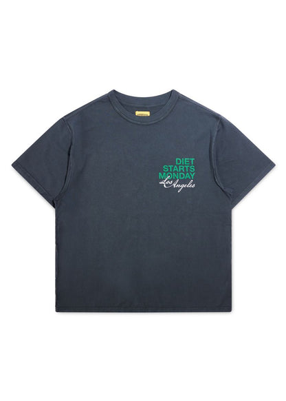 LA Tee - Vintage Black/Green