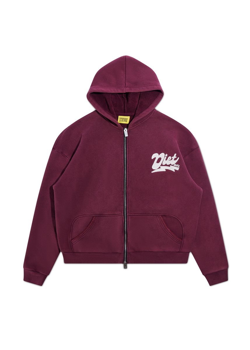 Bolt Full Zip - Maroon