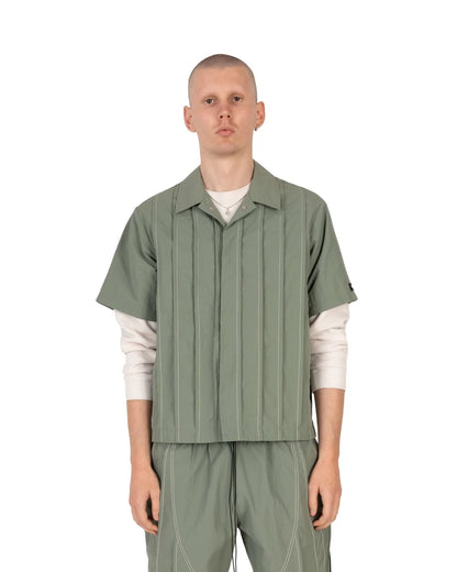 NASH PLEATED SUIT GREEN
