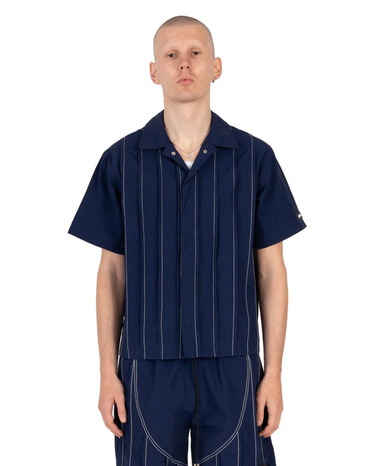 NASH PLEATED SUIT BLUE