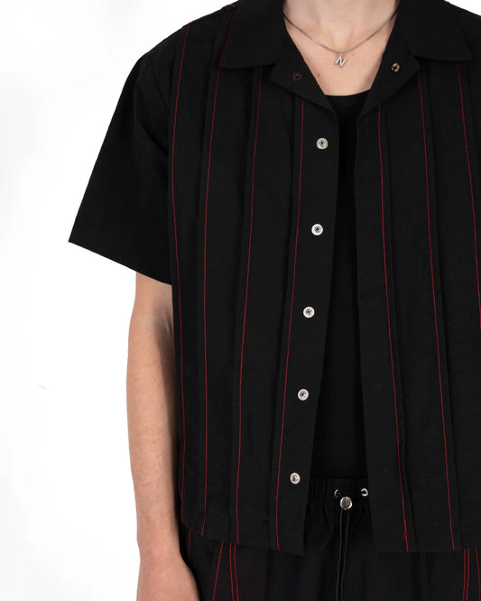 NASH PLEATED SUIT BLACK