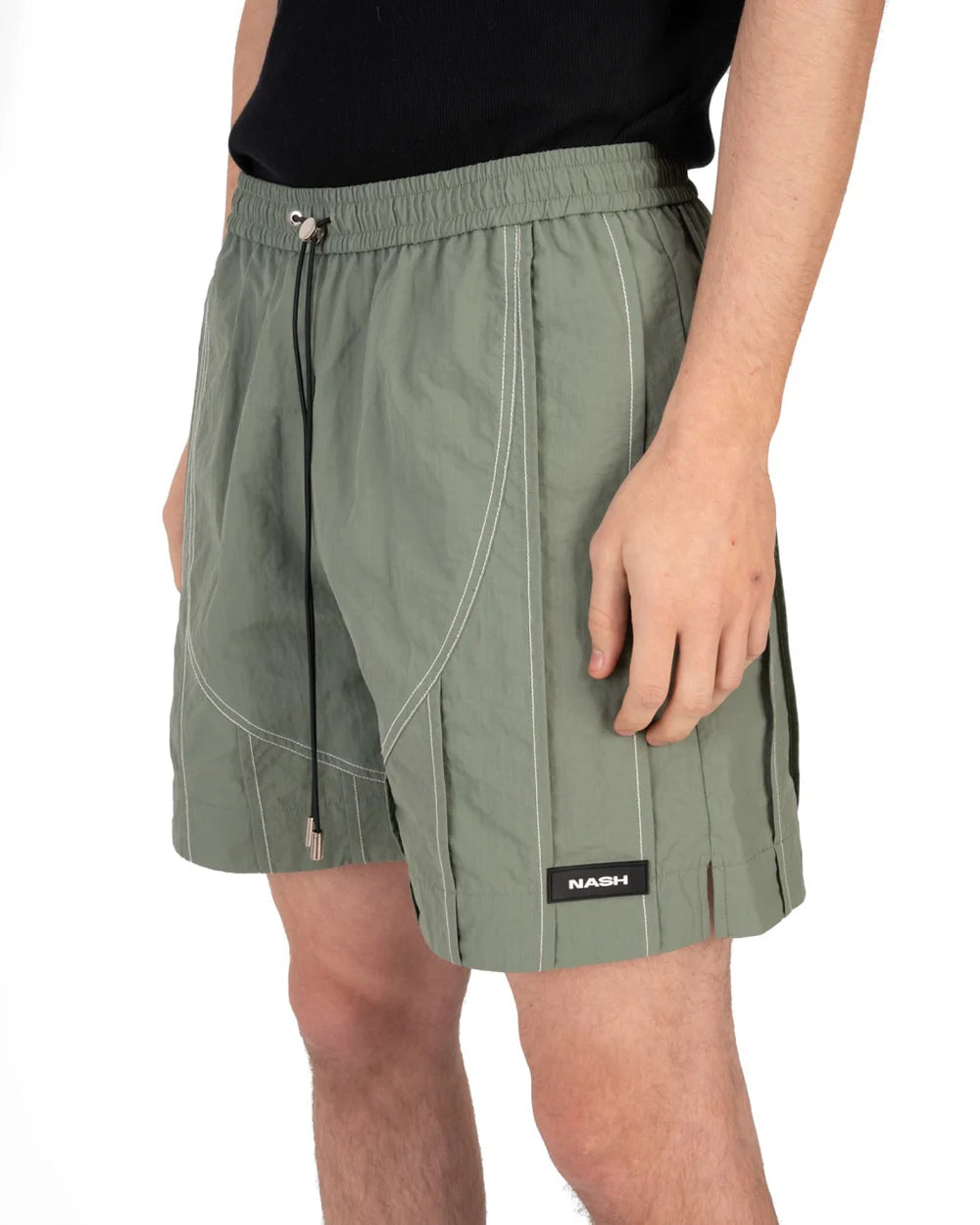 NASH PLEATED SUIT GREEN