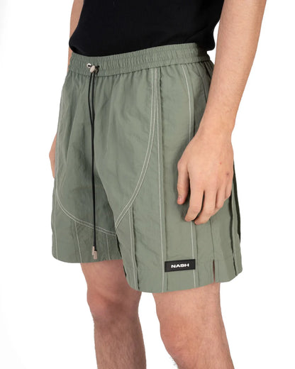 NASH PLEATED SUIT GREEN