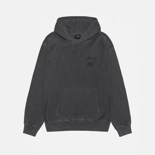 Stussy hoodie black washed