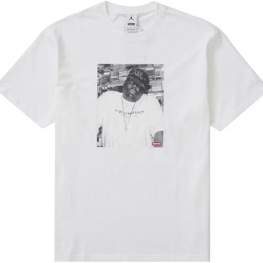 Supreme x Jordan -Biggie White Tee